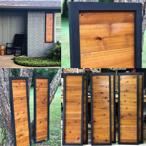 Stained cedar shutters exterior shutters Board and Batten | Etsy Shutters Repurposed Decor, Stained Cedar, Modern Shutters, Rustic Shutters, Rustic Front Door, Cedar Shutters, Custom Shutters, House Shutters, Diy Shutters