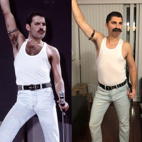 15 Lazy Halloween Costumes That Are Super Easy To Make Easy Man Costumes, Easy Man Halloween Costumes, Easy Mens Halloween Costumes, Mens Halloween Costumes Diy, Hilarious Halloween Costumes, Next Chapter In Life, Diy Costumes Men, Quick Halloween Costumes, Quick Costumes