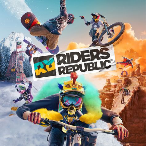 Riders Republic, Video Sport, Game Ps4, Custom Bunny, Open World, Bunny Outfit, X Games, Tony Hawk, Bryce Canyon