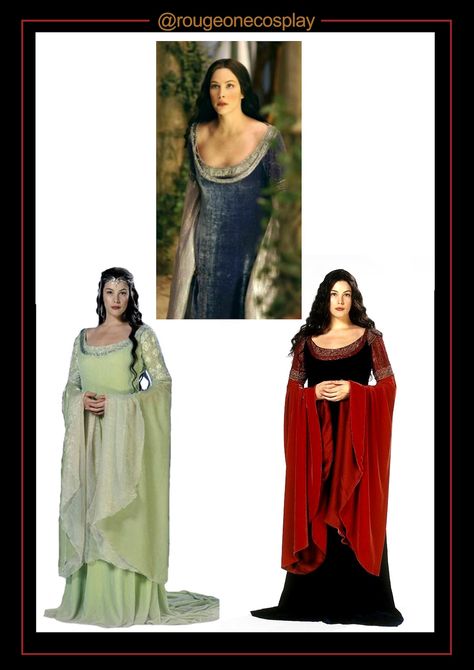 Arwen Dress Costume PDF Pattern Sizes 52-62 guide for Cosplay lord of the Rings / 3x1 Vestidos Arwen Patrón Tallas 52-62 guia. - Etsy Arwen Dress Pattern, Arwen Lord Of The Rings Costume, Lord Of The Rings Costume Ideas, Lotr Family Costume, Arwen Halloween Costume, Arwen Costume Diy, Lord Of The Rings Family Costumes, Lord Of The Rings Costumes For Women, Arwen Outfits