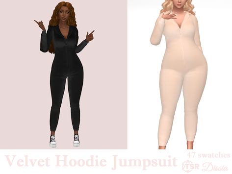 Sims 4 Cc Black Jumpsuit, Essentials Hoodie Sims 4, Sims 4 Crewneck Cc, Ts4 Jumpsuit, Body Suit Sims 4 Cc, Sims 4 Cc Clothes Hoodie, Jumpsuit Sims 4 Cc, Sims 4 Tracksuit, Sims 4 Cc Comfy Clothes