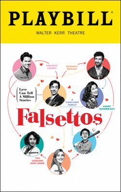 Falsettos. Walter Kerr Theatre. Opening night, October 27, 2016 Musical Theatre Playbill, Falsettos Playbill, Falsettos Poster, Playbill Design, Musical Playbills, Playbill Poster, Broadway Musicals Posters, Broadway Playbills, Christian Borle