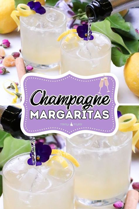 champagne margarita cocktail Champagne Margarita Recipe, Champagne Margarita, Champagne Margaritas, Champagne Drinks, Tequila Margarita, Best Champagne, Lime Margarita, Unique Drink, Best Cocktail Recipes