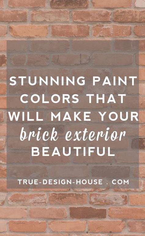 Need Some Design Inspiration For Your Brick Exterior?  Are you ready to breathe some new life into the outside of your home?  I’m  guessing the exterior of your house is feeling a little tired but you’re  not sure how to repaint to make the best of the brick you already have  going on.  Getting some guidance from a professional designer is the right  next step!  There are a few basic design theories and practices that can  take a brick exterior from boring to knockout and I’m going to walk ... Orange Brick Houses, Brick Paint Colors, Red Brick House Exterior, Red Brick Exteriors, Painted Brick Exteriors, House Brick, Painted Brick House, House Paint Color Combination, Chelsea Gray