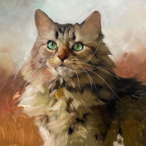 Whatever the crisis, it s all but guaranteed, it s Lucy to the rescue! #supercat #itsdangeroustogoalone #totherescue #fineart… | Instagram Jennifer Gennari, Cat Portrait Painting, Dog Portraits Painting, Cat Art Illustration, Animal Portraits Art, Soyut Sanat Tabloları, Cat Artwork, Dog Paintings, Cat Portraits