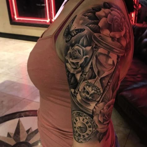 Model Tattoos, Girl Shoulder Tattoos, Tattoos For Women Half Sleeve, Speak No Evil, Leg Tattoos Women, Dope Tattoos For Women, Shoulder Tattoos For Women, Stylist Tattoos, Arm Sleeve Tattoos