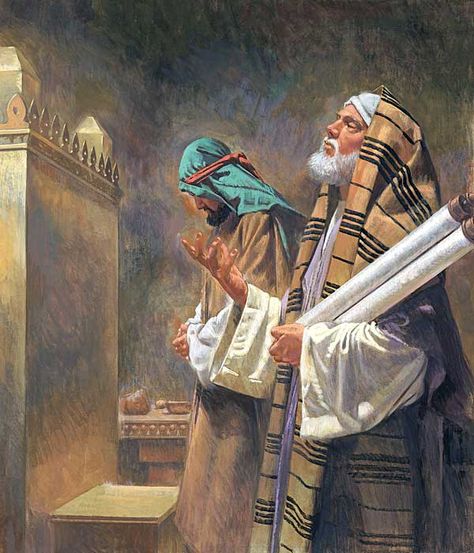 Pharisee And Tax Collector, Astral World, Ancient Jews, Hebrew Clothing, Biblical Costumes, Jewish Stuff, Bible Artwork, Grace Quotes, Bible Illustrations