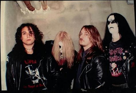 Mayhem Boy Long Hair, Mayhem Black Metal, Mayhem Band, Chaos Lord, Black Metal Art, Extreme Metal, Band Photos, Thrash Metal, The Band