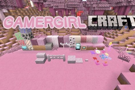 Cutecore Minecraft, Sanrio Minecraft Builds, Cute Minecraft Builds Pink, Cute Minecraft Builds, Cute Minecraft House, Minecraft Home, Kawaii Minecraft, Pink Aesthetic Cute, Pink Minecraft