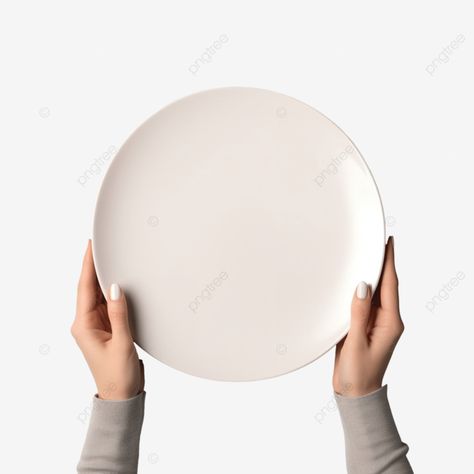 female hands holding an empty white plate on a gray surface with christmas branches dinner plate t Hand Holding Plate, Plate Png, Christmas Branches, White Plates, Holding Hands, Dinner Plates, Hold On, Table Settings, Stock Images