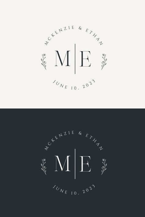 wedding monogram logo modern Initial Wedding Logo, Wedding Monograms Ideas, Elegant Initial Logo, Wedding Logo Design Elegant Classy, Wedding Name Logo, Wedding Company Branding, Wedding Logos Design, Elegant Monogram Logo, Wedding Initials Logo Letters