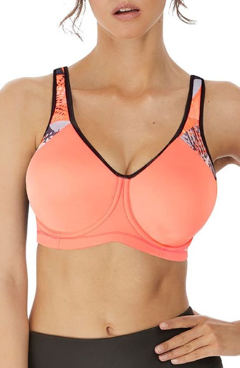 Supportive Sports Bra, Fitness Fashion Outfits, Best Sports Bras, Underwire Sports Bras, Supportive Sports Bras, Nike Sports Bra, Womens Bras, Bra Styles, Large Bust