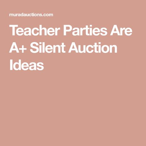 Silent Auction Teacher Experiences, Teacher Auction Experiences, Teacher Experience Auction Ideas, Silent Auction Ideas, Teacher Party, Class Auction, School Auction, Auction Ideas, Art Birthday Party