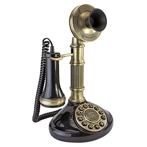 Candlestick Phone, Candlestick Telephone, Antique Phone, Sewing Pockets, Telephone Vintage, Antique Telephone, Roman Columns, Decor Candles, Vintage Phones