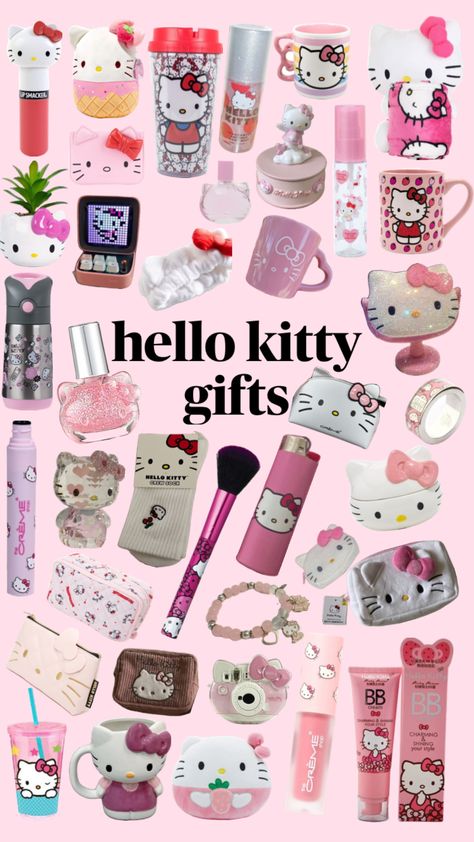 #hellokitty #gifts #pink Hello Kitty Birthday Theme, Images Hello Kitty, Hello Kitty Gifts, Gifts Pink, Hello Kitty Videos, Hello Kitty Merchandise, Hello Kitty Birthday Party, Hello Kitty Makeup, Hello Kitty Rooms