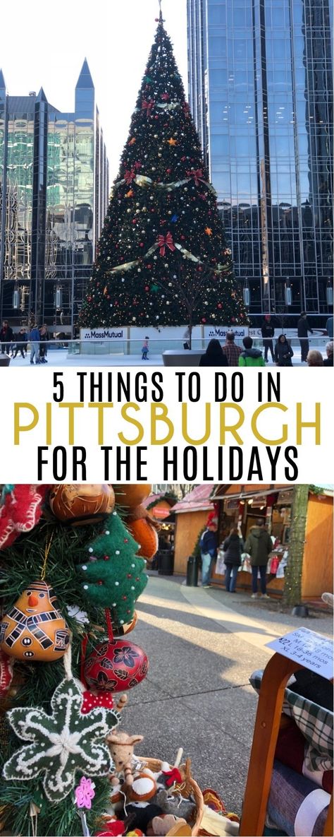 Pittsburgh Christmas, Things To Do In Pittsburgh, Pittsburgh Restaurants, Visit Pittsburgh, Christmas Things To Do, Fun Christmas Activities, Winter Activities For Kids, Christmas Light Displays, Road Trip With Kids