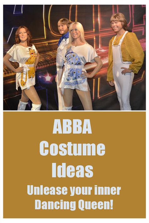 Great ABBA costume ideas to create the perfect fancy dress outfit Abba Costume Ideas, Abba Fancy Dress, Abba Costume, Abba Concert, Abba Party, Abba Outfits, Abba Costumes, Mamma Mia Party, Best Costumes