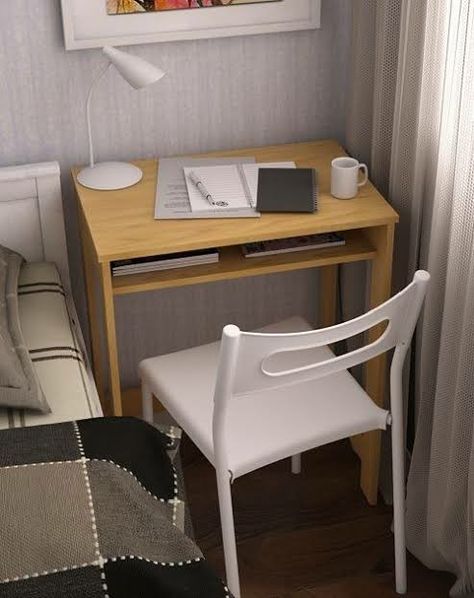 Simple Study Table For Small Room, Simple Study Table Ideas, Moving Desk, Minimalist Study Table, Simple Study Table, Small Study Desk, Ikea Children, Simple Study Desk, Small Study Table