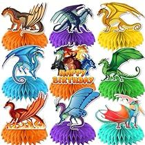 Wings Of Fire Dragon Birthday Party, Dragon Birthday Decorations, Wings Of Fire Party Ideas, Wings Of Fire Birthday Party, Wings Of Fire Birthday, Fire Birthday Party, First Birthday Decorations Girl, Fire Birthday, Dragon Themed Birthday Party