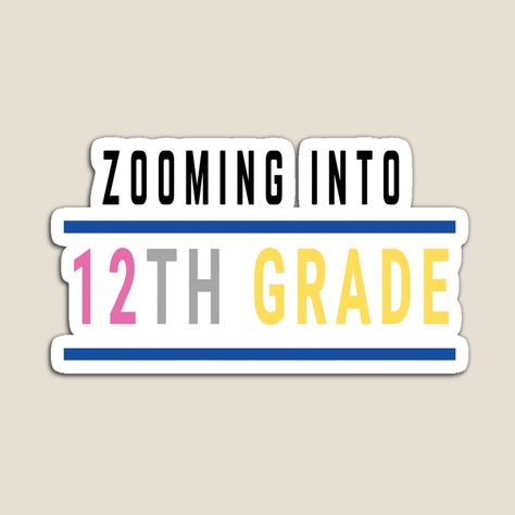 Get my art printed on awesome products. Support me at Redbubble #RBandME: https://www.redbubble.com/i/magnet/Zooming-into-12th-grade-by-Saileela1/57637958.TBCTK?asc=u Grade 12, 12th Grade, Zodiac Horoscope, Mask For Kids, Allianz Logo, My Art, Awesome Products, Magnets, Medical