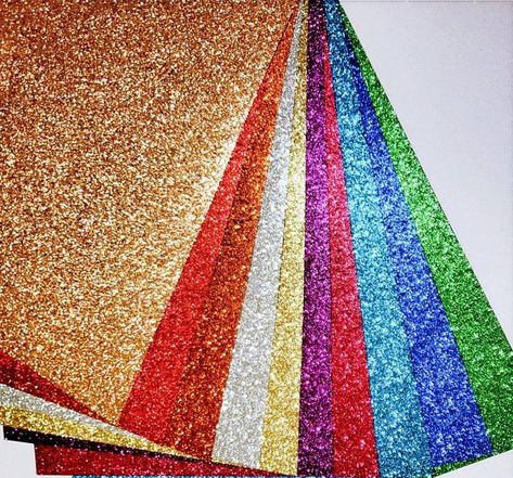 GLITTER Cardstock Glitter Sheets Premium Cardstock Heavyweight | Etsy Glitter Sheet Craft, Glitter Stationary, Glitter Paper Craft, Glitter Paper Crafts, Multicolor Glitter Craft Supplies, Party Tattoos, Decorative Ideas, Paper Rose, Pink Cards