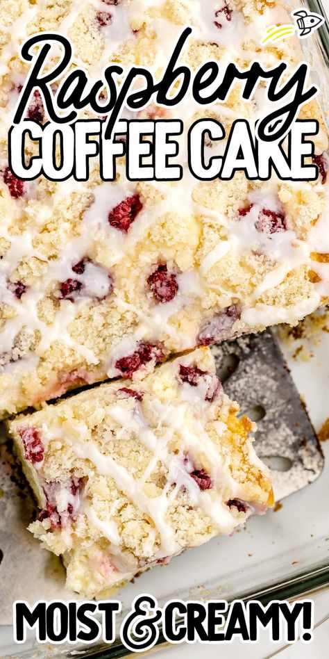 Raspberry Coffee Cake Recipes Easy, Raspberry Coffee Cake, Raspberry Muffin Recipes, Raspberry Coffee Cakes, Classic Coffee Cake, Raspberry Coffee, Cream Cheese Coffee Cake, Coffee Cake Recipes Easy, Blueberry Breakfast Cake