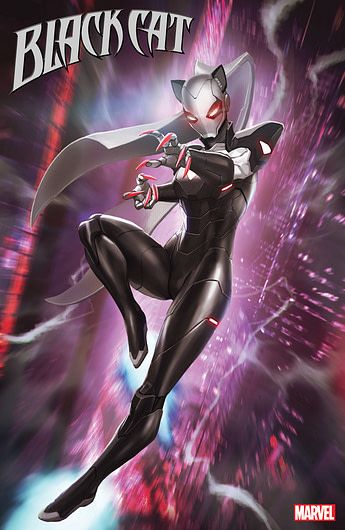 Black Cat’s Brand New Costume... Iron Cat Black Cat Comics, Iron Cat, Black Cat Marvel, Spider Art, Scott Campbell, Karakter Disney, Marvel Spiderman Art, Marvel Comic Books, Comics Girls