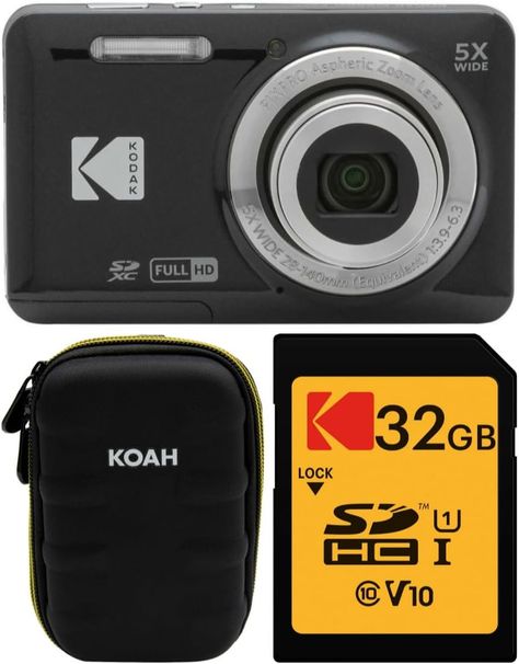 Kodak Pixpro Fz55 Digital Camera, Kodak Pixpro, Content Creating, Compact Camera, Class 10, Memory Card, Amazon Finds, Content Creation, Digital Camera