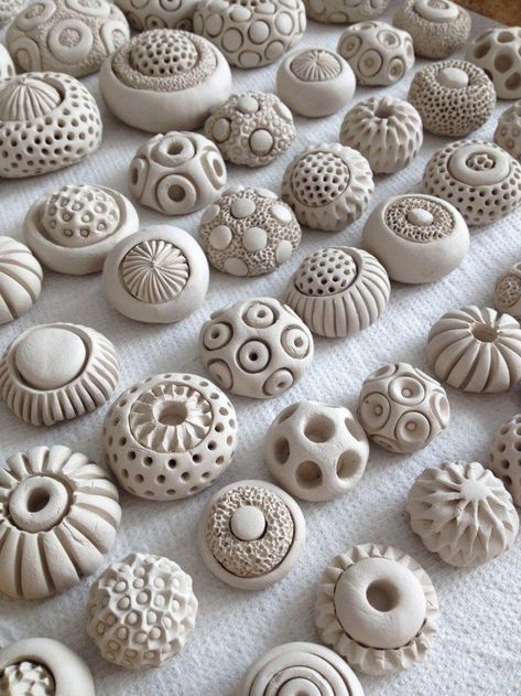 Clay Stamps, Ceramic Texture, Gray Cabinets, Clay Texture, Pottery Sculpture, Cabinets Kitchen, Ceramics Ideas Pottery, Clay Design, Pottery Designs