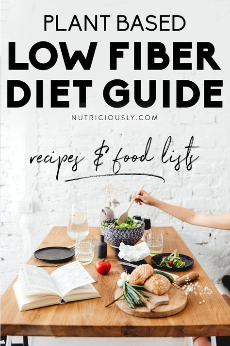 Low Fiber Foods List, Low Residue Diet Food List, Plant Based Foods List, Fiber Foods List, Crohns Diet, Low Residue Diet, Low Fiber Foods, Easy Recipe Ideas, Low Fiber Diet