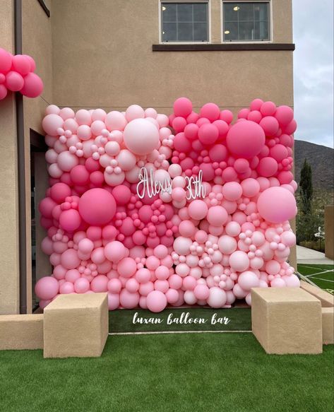 Balloon Structures, Balloon Wall Backdrop, Birthday Event Ideas, Balloon Bar, 21st Decorations, Balloons Wall, Gender Reveal Baby Shower Themes, Surprise Birthday Decorations, Elephant Baby Shower Boy