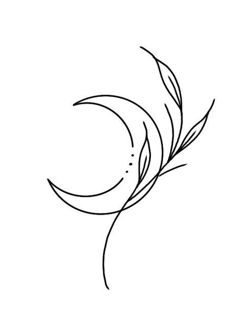 Moon Line Drawing, Medium Tattoos, One Line Tattoo, Minimalist Tattoo Ideas, Sigil Tattoo, Hand And Finger Tattoos, Bone Tattoos, Tattoo Henna, Henna Body Art