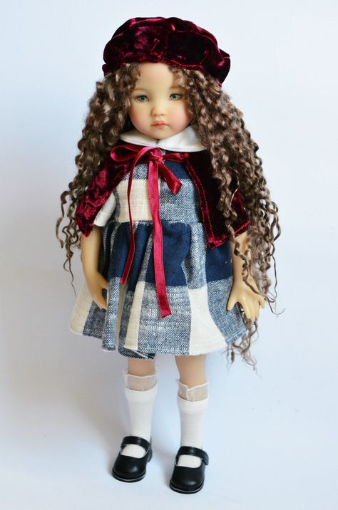 Clothes Dress, Plaid Dress, Preppy Style, Doll Dress, Doll Clothes, Plaid, Dolls, Trending Outfits, Clothes