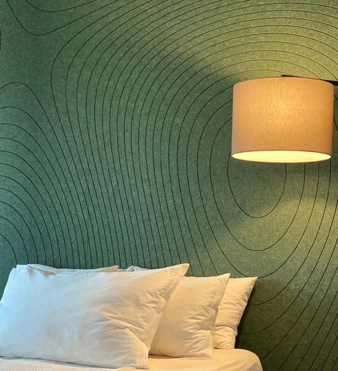 Acoustic Accent Wall, Cork Acoustic Panels, Fabric Panelling On Wall, Acoustic Panels Wall Design Bedroom, Bedroom Acoustic Panelling, Soundproof Wall Panels, Felt Sound Panels, Acoustic Fabric Wall Panels, Acoustic Art Panels