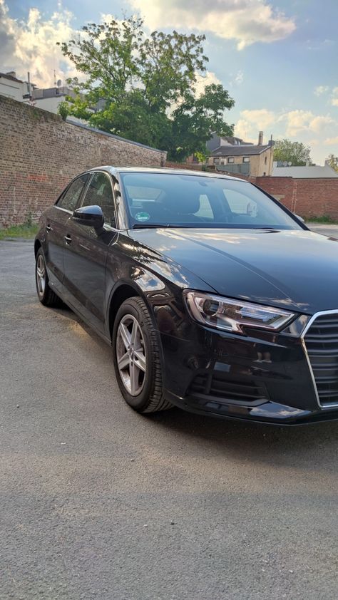 My black audi a3 at a parking spot in western germany Audi A3 Black, Black Audi, Parking Spot, Audi Cars, My Black, Black Car, Car Ins, Audi A3, Audi