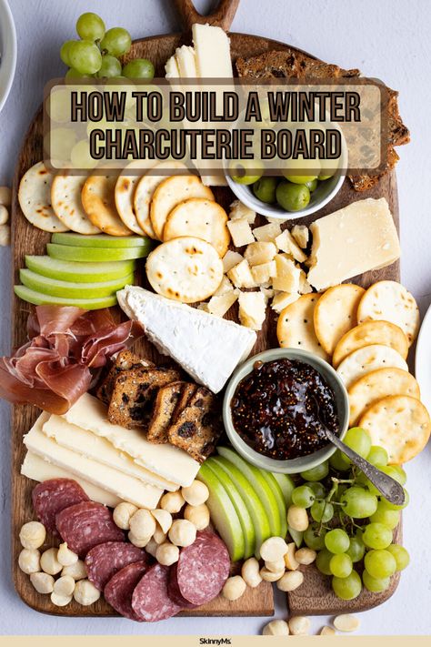 Winter Charcuterie Board, Winter Charcuterie, Healthy Holiday Recipes, Charcuterie Inspiration, Guilt Free Dessert, Charcuterie Recipes, Healthy Ingredients, Cured Meats, Perfect Appetizers