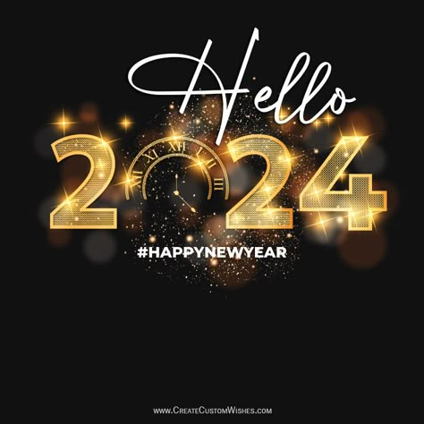 Write Name on Hello 2024 New Year Wishes Image Style Thigh High Boots, New Year's Eve Wishes, New Year Pics, Leather High Boots, Hello 2023, Brochure Design Layouts, New Year Wishes Images, Happy New Year Text, Happy New Year Pictures