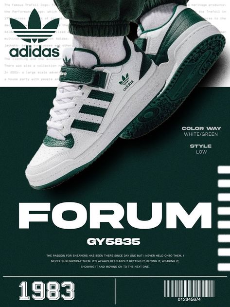 Shoe Advertisement Poster, Adidas Shoes Poster, Graphic Design Shoes, Adidas Design Graphic, Adidas Poster Design, Adidas Graphic Design, Shoes Poster Design Ideas, Shoe Graphic Design, Shoe Poster Design