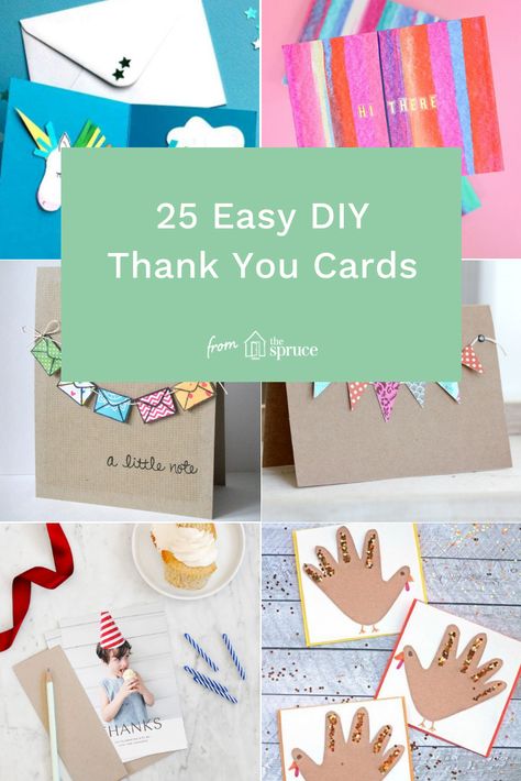 Why not add an additional layer of thoughtfulness to your gift by creating a thank you card from scratch? Full of charm, homemade cards also lend a touch of personality and individuality with each rendition. These DIYs are straightforward enough that beginning crafters and kids alike can start practicing the art of gratitude—from start to finish. #diycards #homemadecards #cardcrafts #diythankyoucards #thankyoucards #carddiy #papercrafts #papercraft #gifts #diygift #homemadegifts Diy Teacher Appreciation Cards From Kids, Kid Thank You Cards Diy, Thank You Teacher Cards Diy, Homemade Thank You Cards From Kids, Thank You Card Ideas For Kids, Teacher Thank You Cards Diy, Diy Thank You Cards From Kids, Papercraft Gifts, Teacher Appreciation Diy