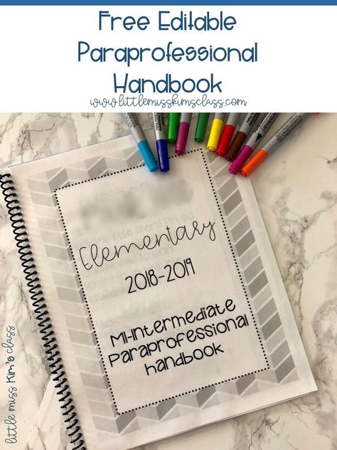 Paraprofessional Binder Free, Special Education Paraprofessional Tips, Paraprofessional Binder, Paraprofessional High School, Paraprofessional Training Special Education, Para Binder Special Education, Sped Paraprofessional Binder, Sped File Folders, Special Education Paraprofessional