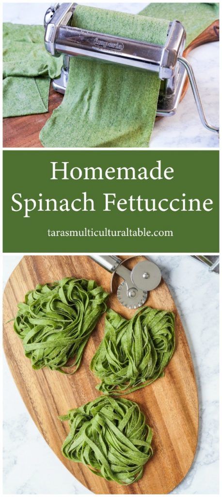 Homemade Pasta Noodles, Noodle Recipes Homemade, Spinach Fettuccine, Homemade Pasta Dough, Pasta Dough Recipes, Recipe Spinach, Homemade Pasta Recipe, Fettuccine Noodles, Pasta Noodle Recipe