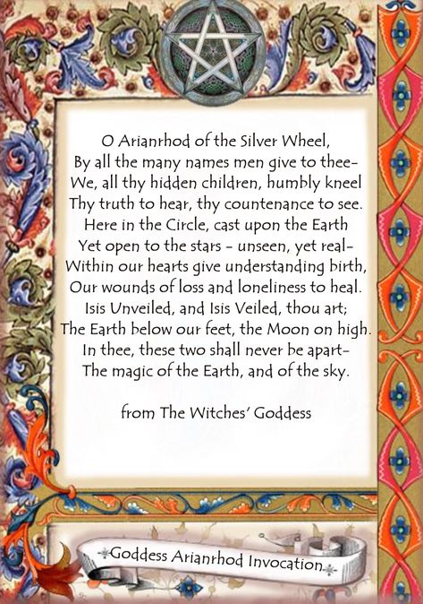 Wicca Chants, Summoning Spells, Star Goddess, Moon Goddess, It Cast, Moon