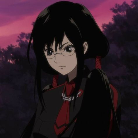 Black Hair Icon Anime, Enfp Vibes, Saya Kisaragi, Blood C, Animes To Watch, Anime Pfps, Anime Cover Photo, Black Anime Characters, Anime Monochrome