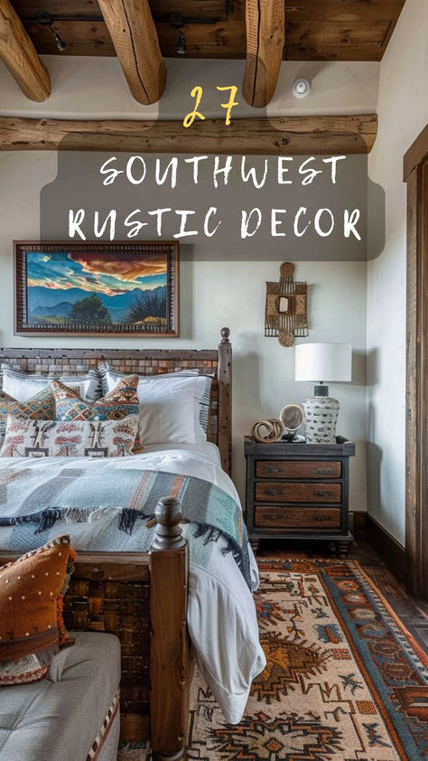 Curious about essential pieces for Southwest rustic decor? Click to find out which items will transform your space with authenticity and charm. 🌄🛋️ #SouthwestMustHaves #RusticCharm #AuthenticDecor #TransformYourSpace #DecorEssentials Southwest Inspired Living Room, Rustic Decor Ideas, Arizona Decor, Southwest Home Decor, Earthy Living Room, Southwestern Home Decor, Authentic Decor, Earthy Style, Rustic Western Decor