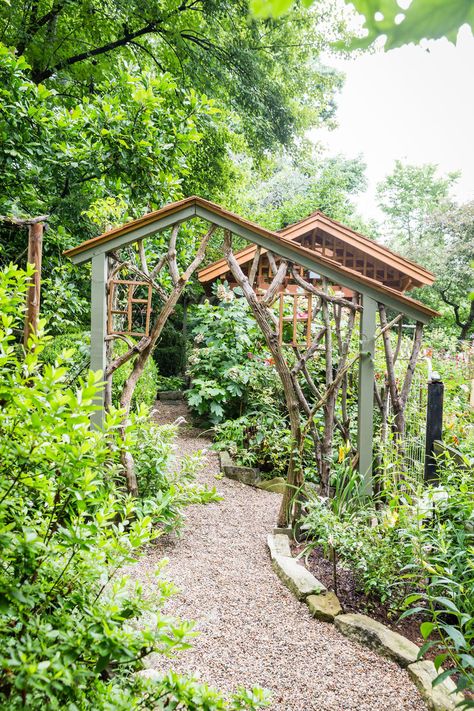 Low Maintenance Flower Garden, Low Maintenance Landscaping Front Yard, Rustic Pergola, Low Maintenance Landscaping, Low Maintenance Garden, Natural Garden, Garden Structures, Garden Cottage, Colorful Garden