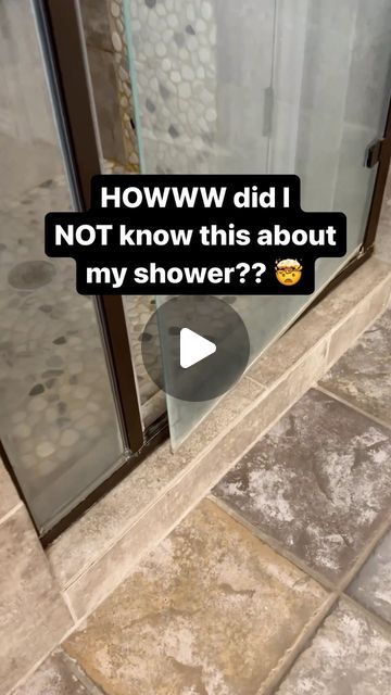 Laurie on Instagram: "This honestly blew my mind! 😂🤯  Did you know this about your shower door??   Comment the word LINKS and I’ll send over everything I used to deep clean my shower (including the awesome steamer I didn’t get a good video of!)   Now my shower is so clean I don’t even want to use it! 🤣   #cleanwithme #cleaning #cleaninginspiration #cleaninghacks #cleantok" How To Get Soap Scum Off Shower Doors, Clean Glass Shower Doors, Glass Shower Door Cleaner, Shower Door Cleaner, Best Shower Cleaner, Shower Cleaning Hacks, Shower Door Track, Clean Shower Doors, Cleaning Inspiration