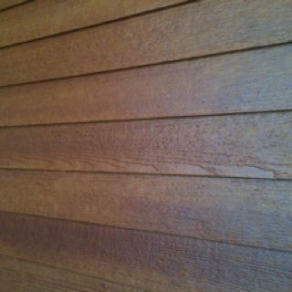 CertainTeed faux wood siding Exterior Wood Siding Ideas, Lap Siding Exterior, Wood Siding Ideas, Weathered Wood Siding, Vinyl Log Siding, Benjamin Moore Exterior Paint, Log Cabin Siding, Cabin Siding, Northwest Contemporary