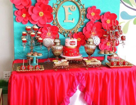 Elena of Avalor / Birthday "Elena of Avalor birthday party" | Catch My Party Princess Elena Party, Elena Of Avalor Birthday, Elena Birthday Party, Anniversaire Diy, Elena Of Avalor, Princess Birthday Party, 6th Birthday Parties, Girl Birthday Party, 4th Birthday Parties