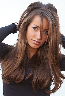 Lighter Brown Highlights, Blue Ombre Hair, Long Hair Tips, Long Brown Hair, Brown Highlights, Dark Brown Hair, Light Brown Hair, Great Hair, Hair Today