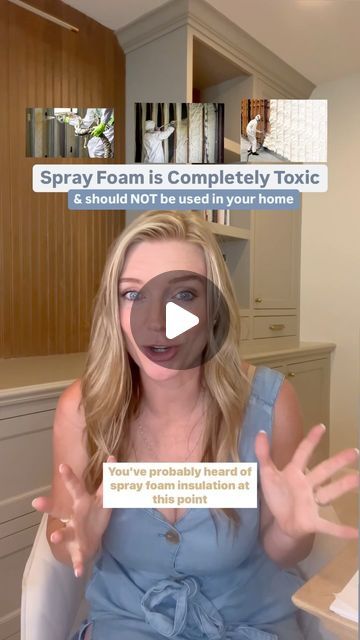 Licensed Contractor + Holistic Construction Consultant on Instagram: "Is your contractor telling you “spray foam insulation is the best there is” or “spray foam is harmless and is completely dry within 24 hours” or how about “there’s no other option available” ?

Well, as a licensed contractor I’m here to share with you they’re wrong.

Spray foam is full of downsides and here’s just a few:
🚩the installers are often wearing PPE just to install this insulation
🚩especially when it comes to closed cell there is potential for voids and pockets in the application to trap mositure
🚩ever consider what would happen if there is a leak in the wall or roof when its trapped behind the insulation?
🚩this stuff is permanent, if you ever plan to do renovations, additions, or have a chemical sensitivity Home Building Tips, Construction Techniques, Spray Foam Insulation, Building Tips, Spray Foam, Foam Insulation, Plan Ideas, House Plan, The Wall